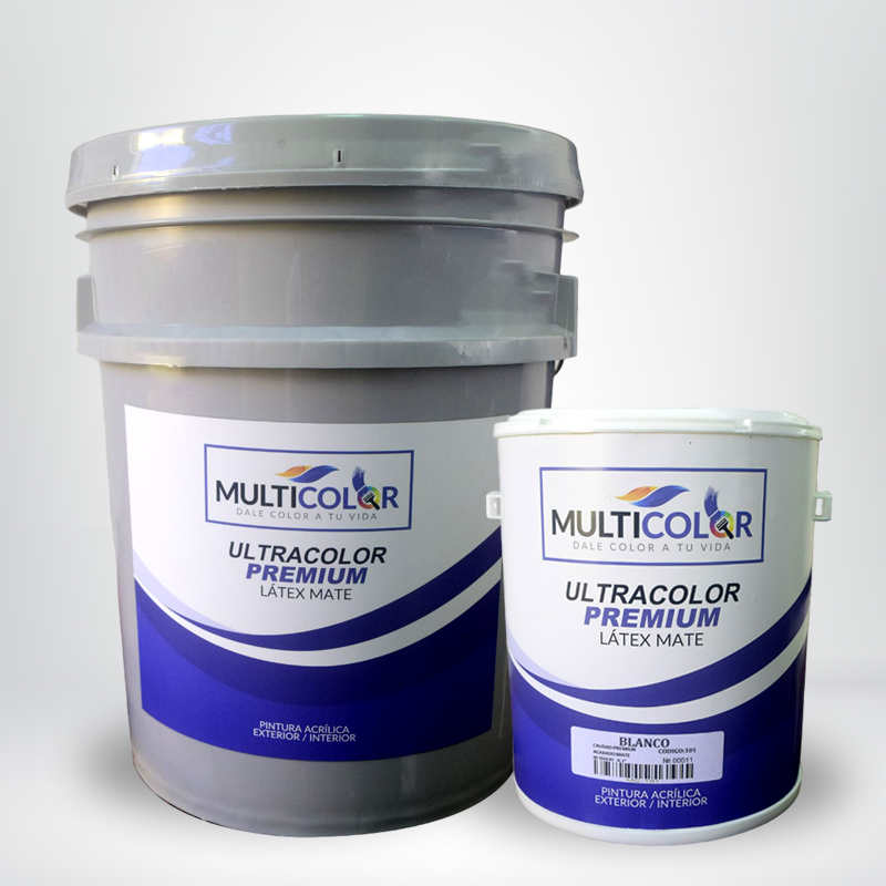 Cubeta y galón Ultracolor Premium Mate