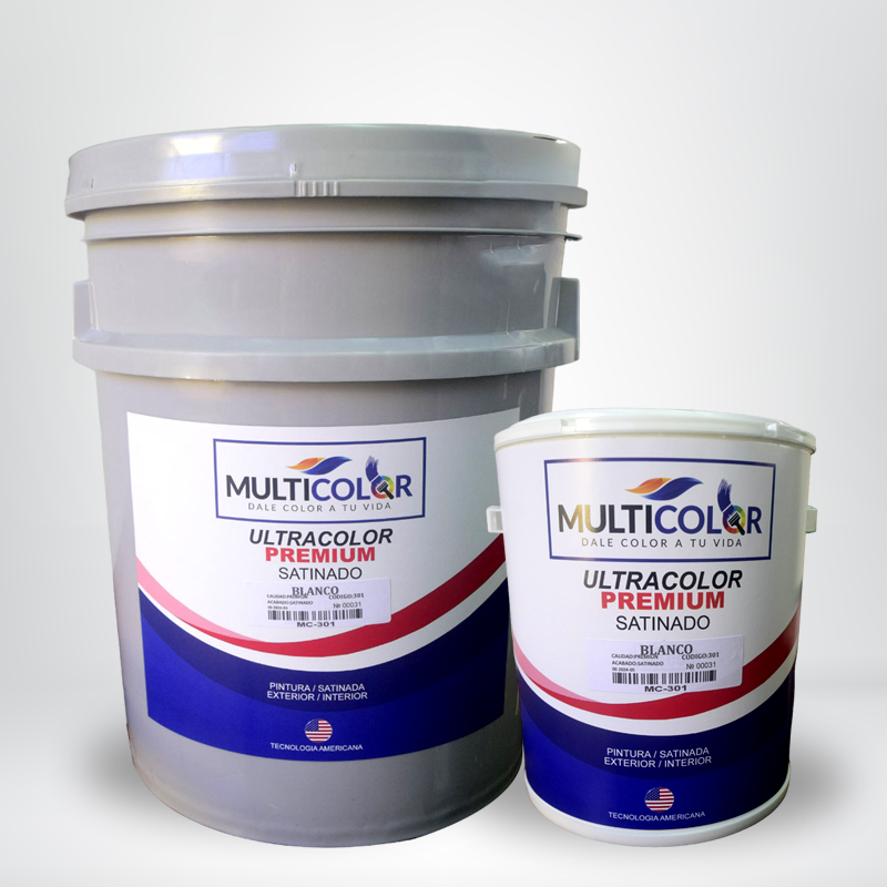 Cubeta y galón Ultracolor Premium Satinado